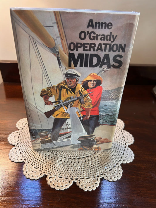 Operation Midas - Anne O'Grady (1973) First UK Edition Hardcover Peter Davies