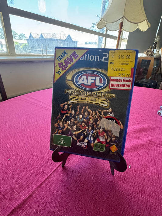 AFL Premiership 2006 PS2 PAL – Official AFL Game – Complete w/ Manual | 2006