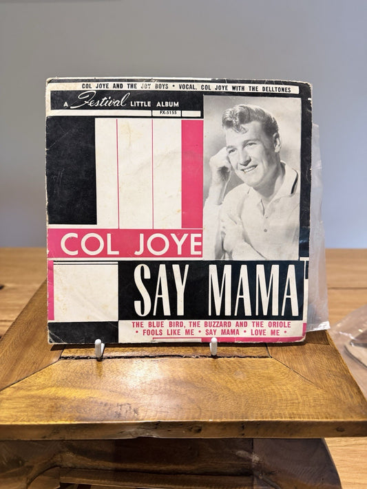 Col Joye Say Mama EP 45rpm Festival FX-5155 Australian Rock 1950s