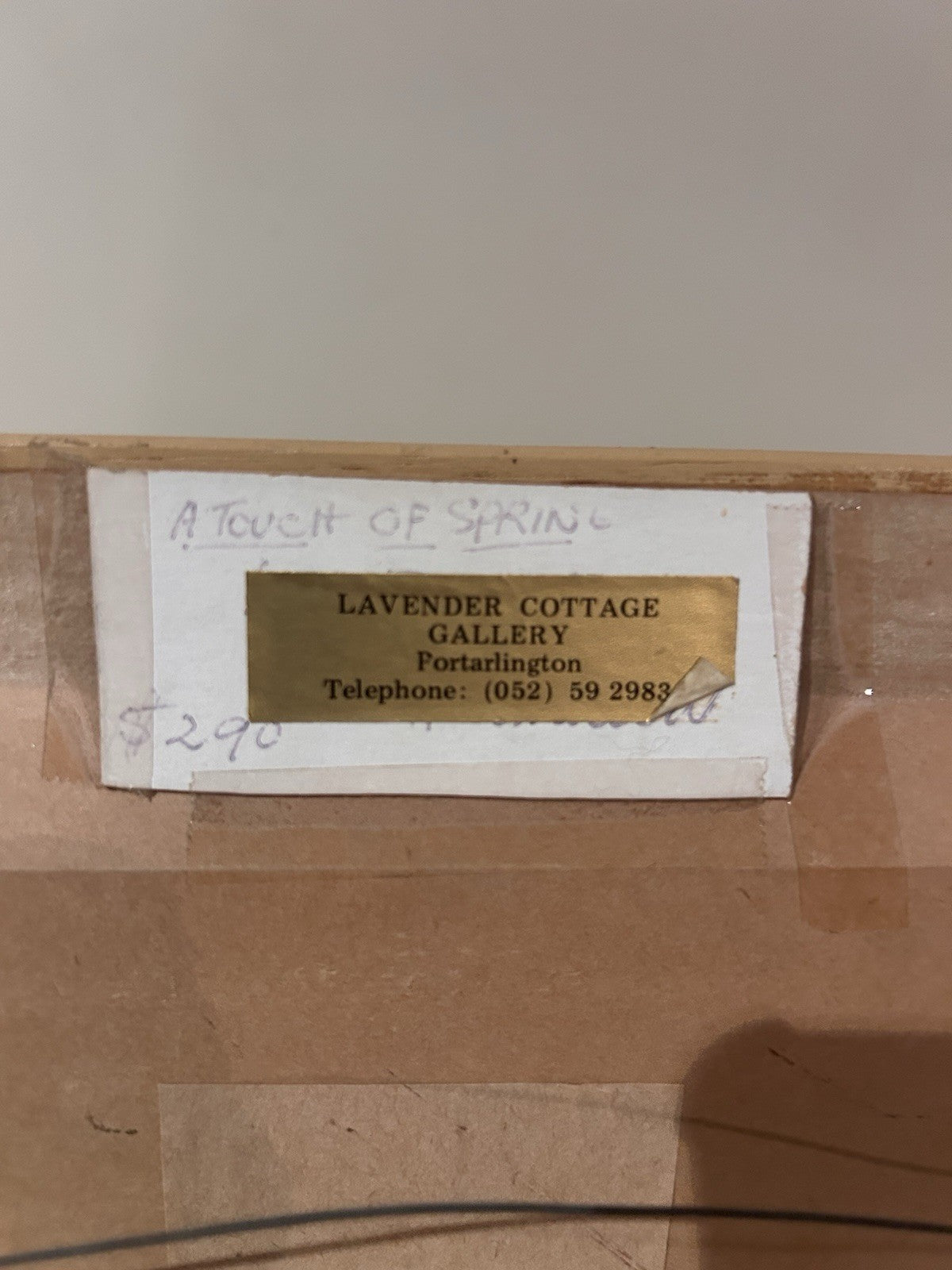 Nan Bretel “A Touch of Spring” Floral Oil 40x52cm Framed Portarlington