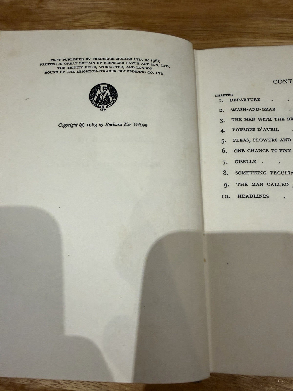 Ann & Peter in Paris Barbara Ker Wilson 1963 1st Ed HC DJ Kennedys Abroad