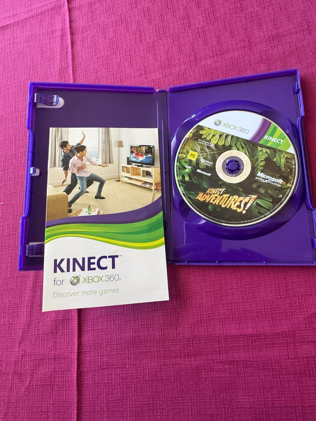 Kinect Adventures! -  Xbox 360 PAL – Complete with Manual - 2010