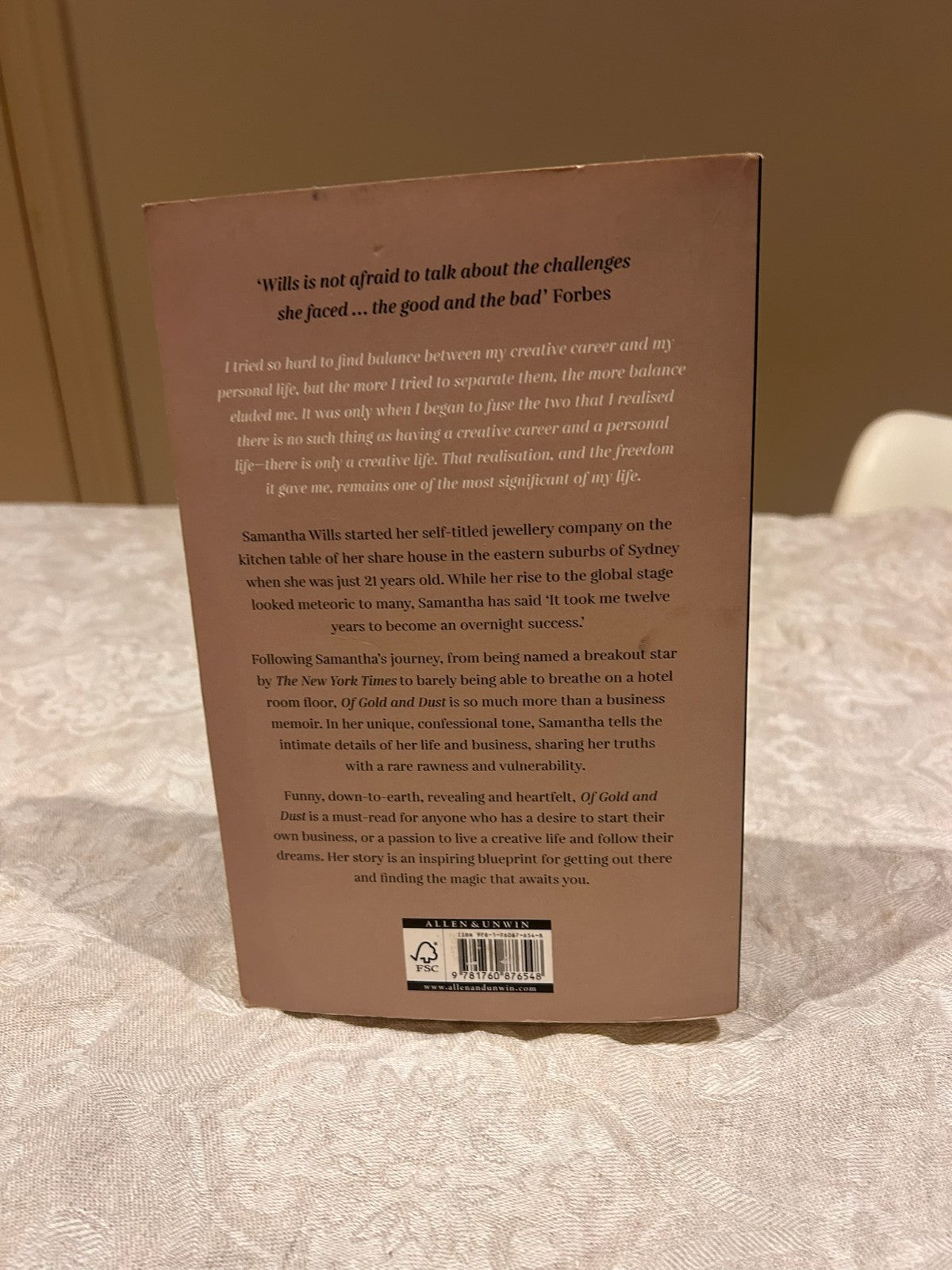 Of Gold and Dust - Signed Samantha Wills | Memoir & First Ed 2021