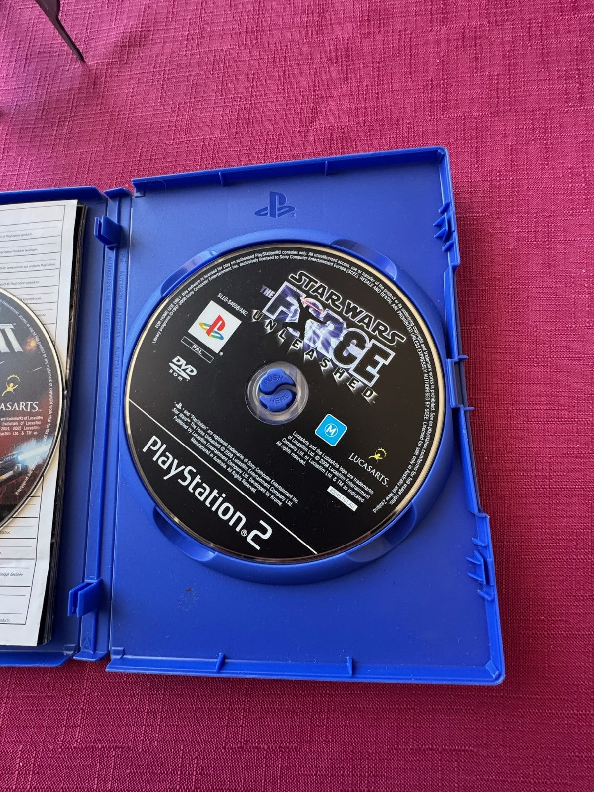 Star Wars The Force Unleashed + Battlefront II – PlayStation 2 PS2 PAL Bundle