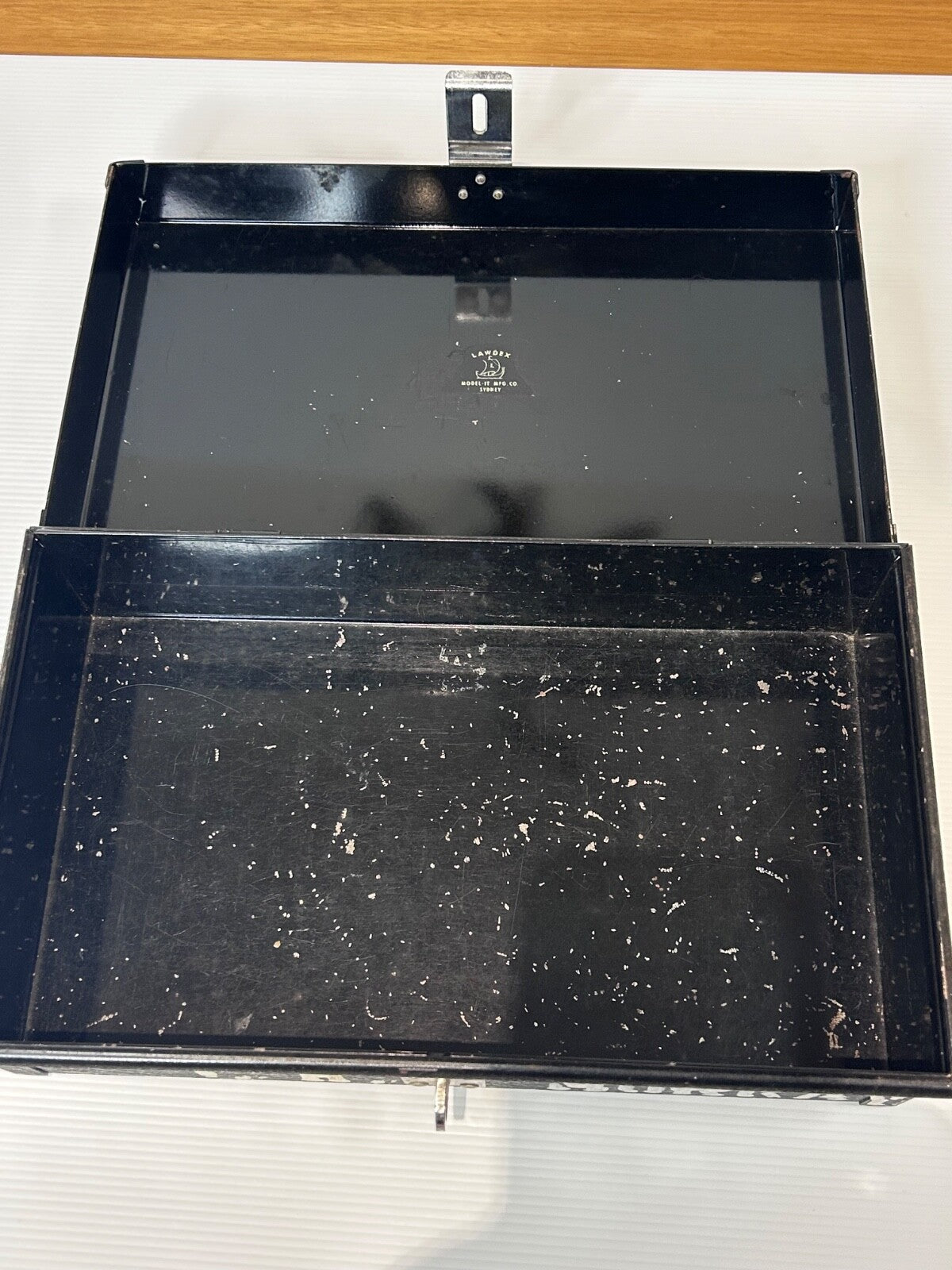 Vintage Lawdex  Model-It MFG Co. Sydney Metal Box – c.1950s to 1960s