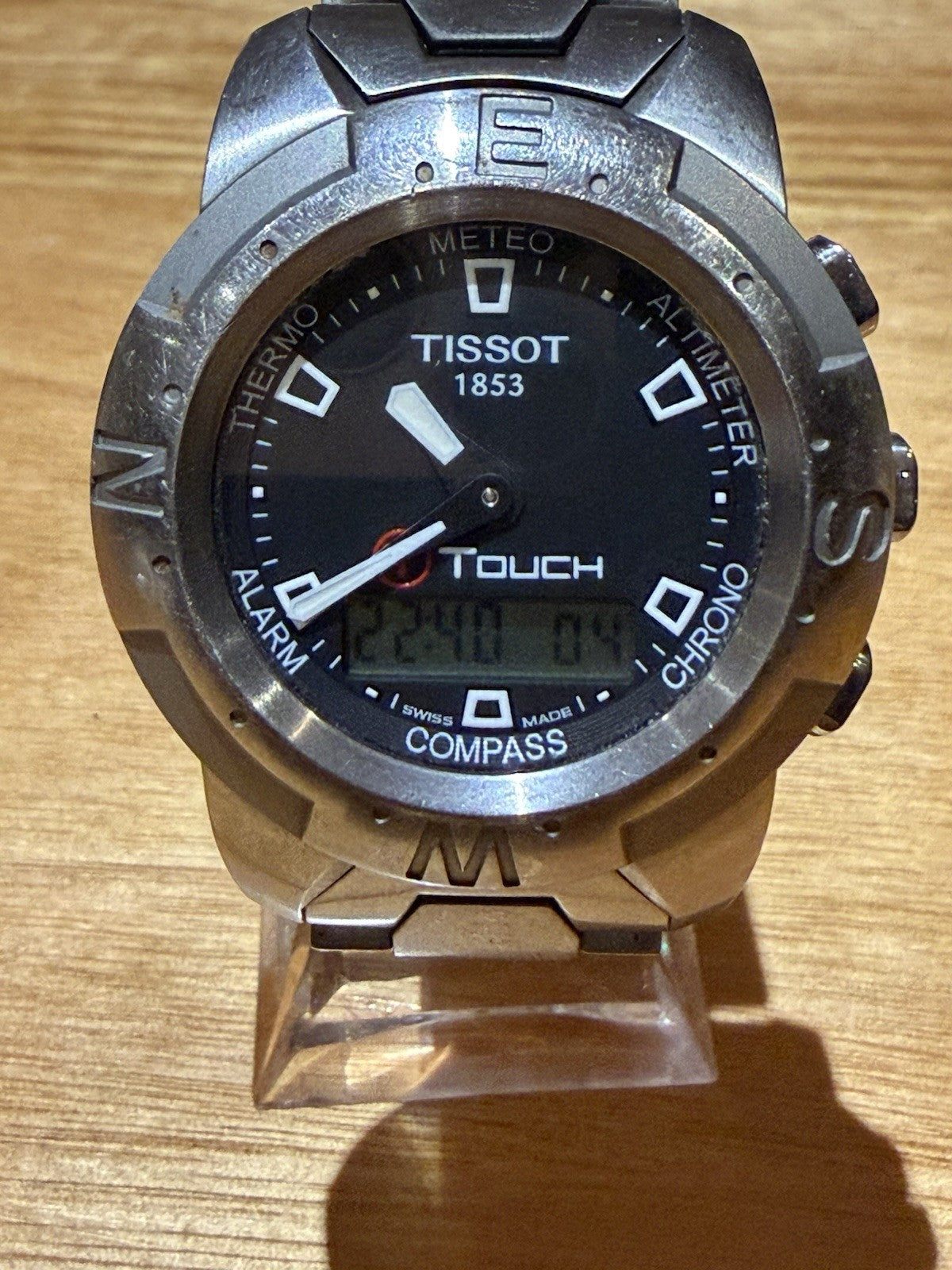 Tissot T-Touch T33.1.483.53 Men’s Steel Touch Screen Watch Z252/352