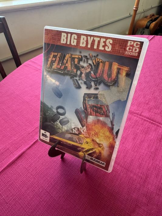 FlatOut PC CD-ROM Big Bytes – Complete 2 Disc Set w Case (PAL) | 2005