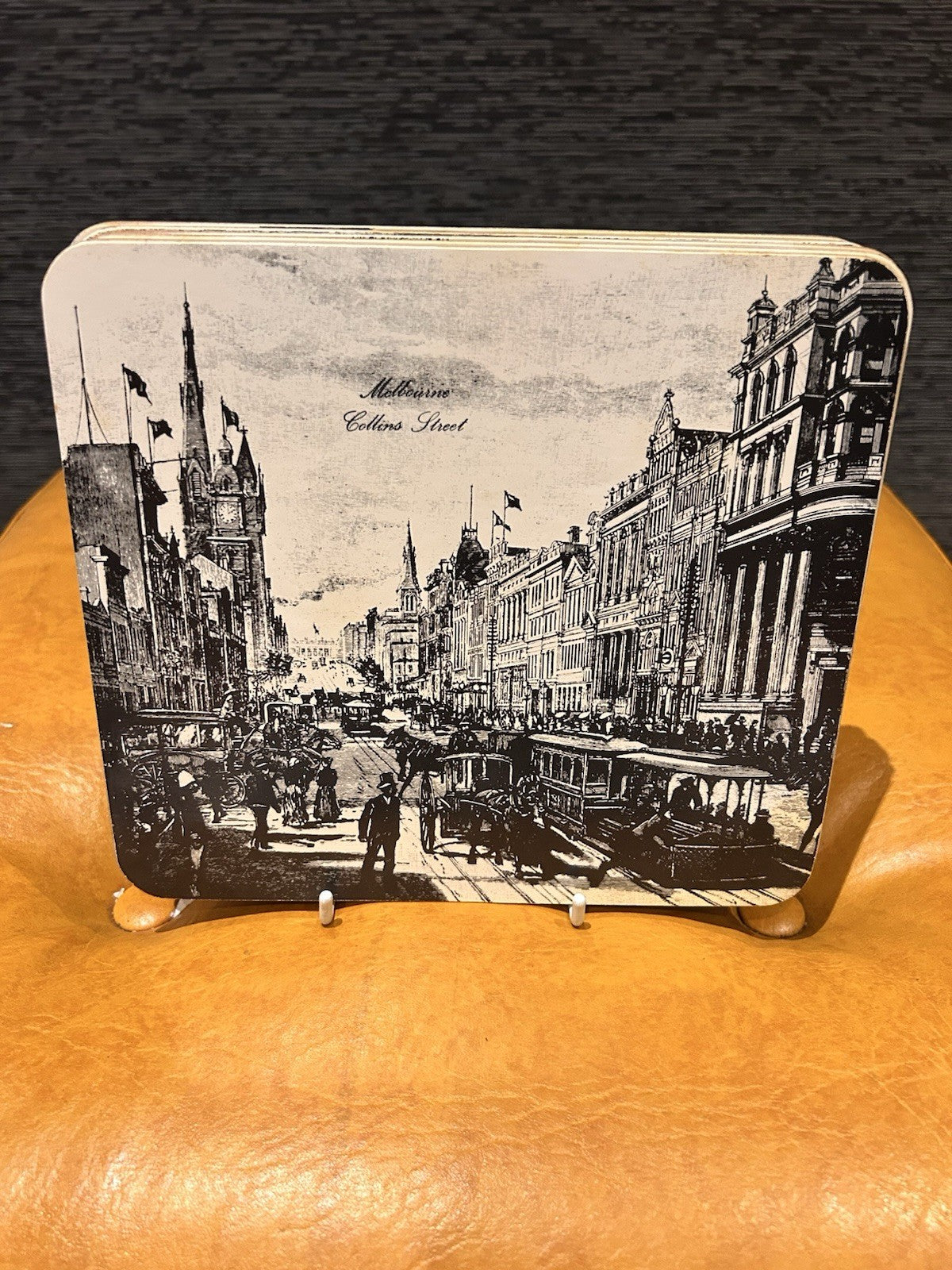 Vintage 1970s Princess Table Mats Melbourne Scenes Set 6 Boxed