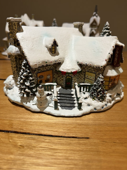 Hawthorne Village Thomas Kinkade Yuletide Bakery Christmas Village With Cord