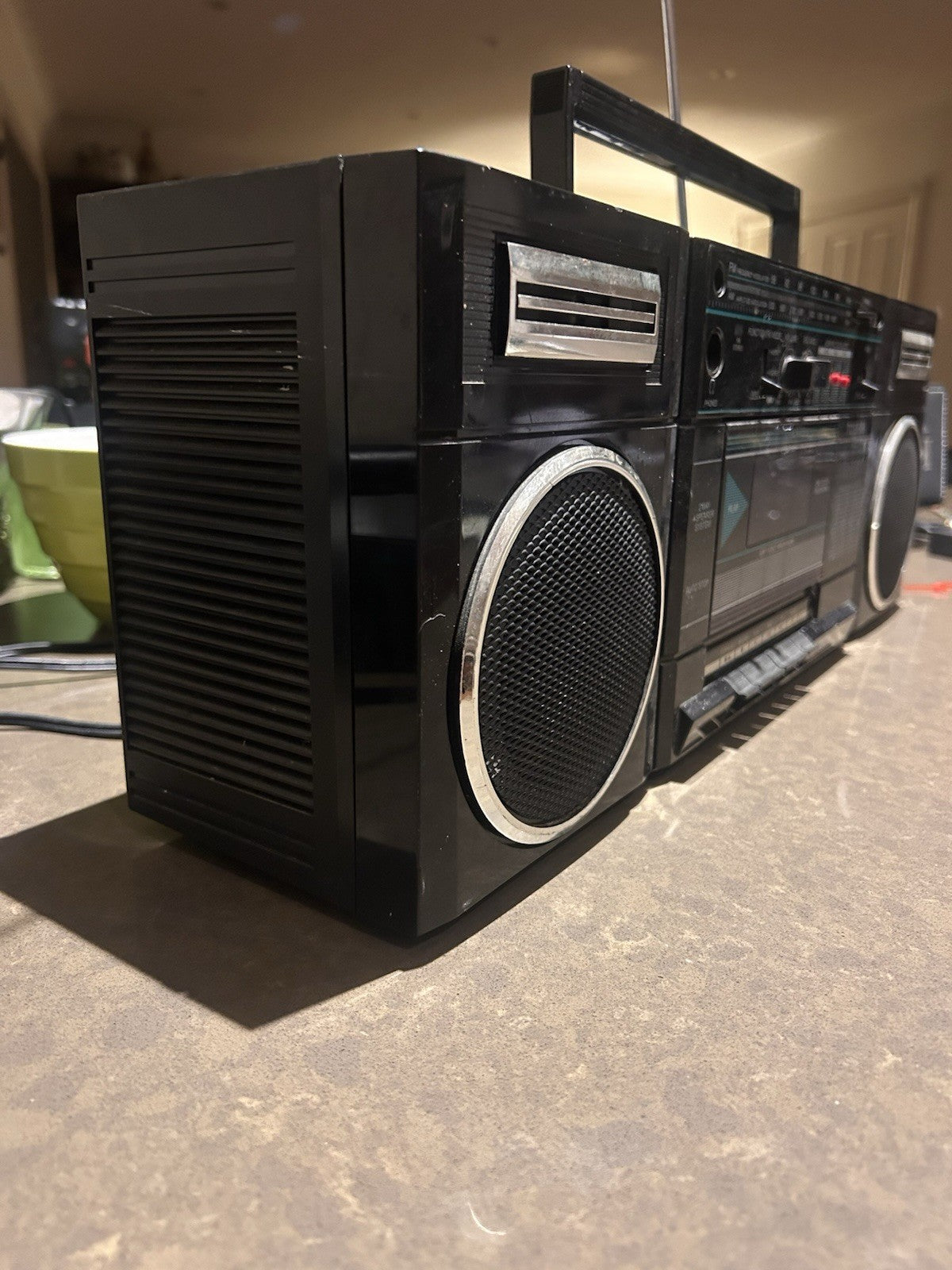 Vintage Toshiba RT-7016 Boombox Radio Cassette Restoration Project 80s