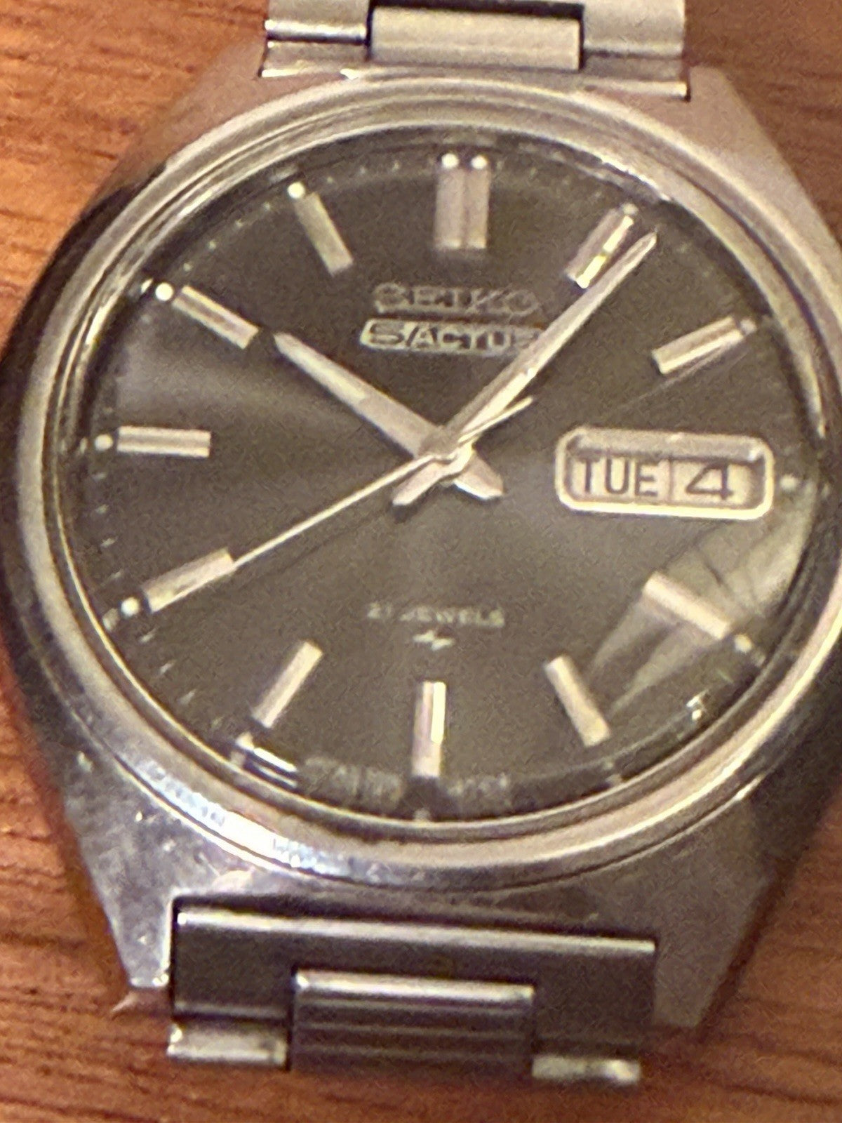 Seiko 5 Actus 7019-8010 Auto 21J March 1973 Vintage Men’s Watch Japan