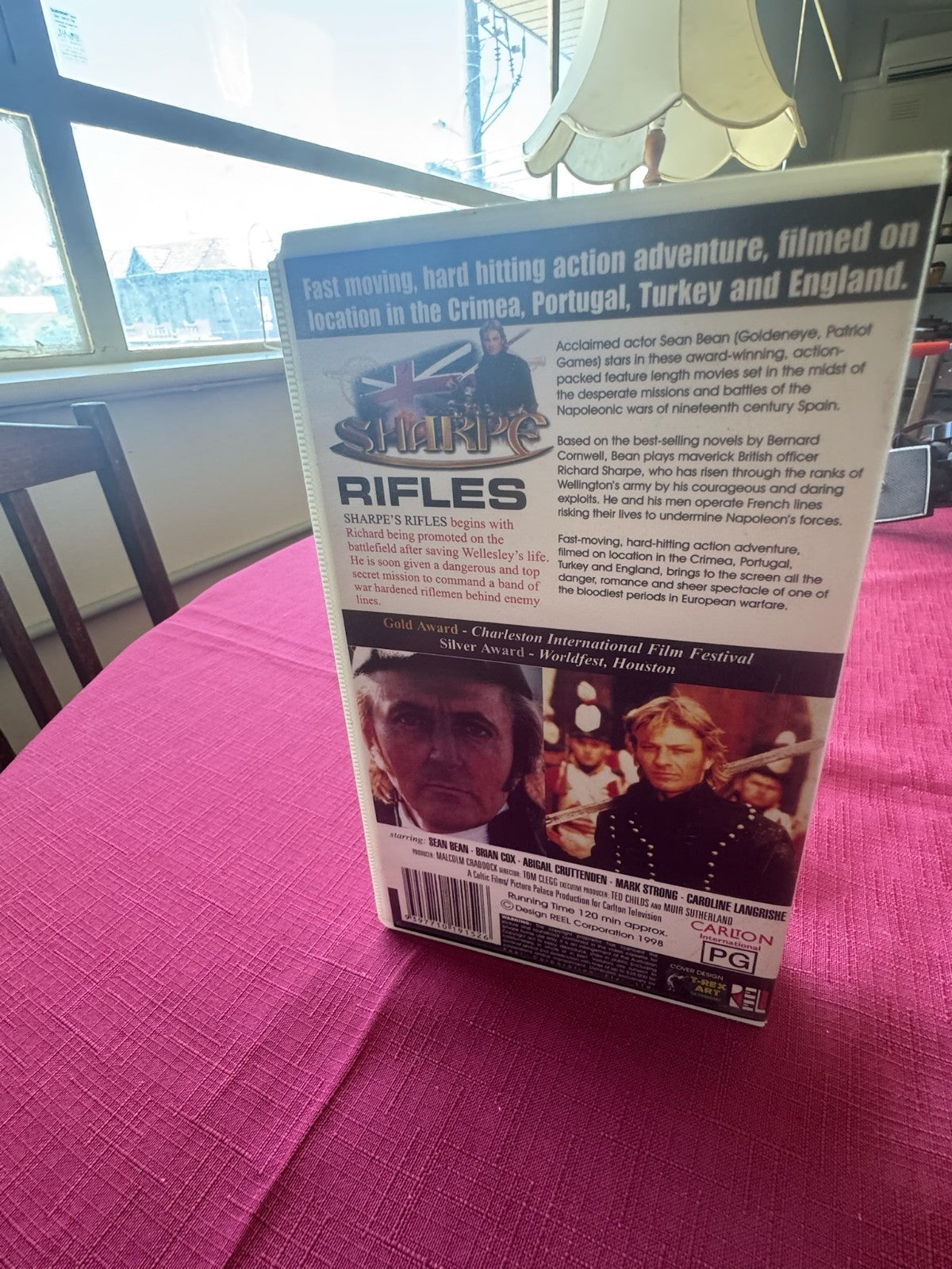 Sharpe’s Rifles VHS PAL – Sean Bean Classic War Drama w Slipcase | 1998