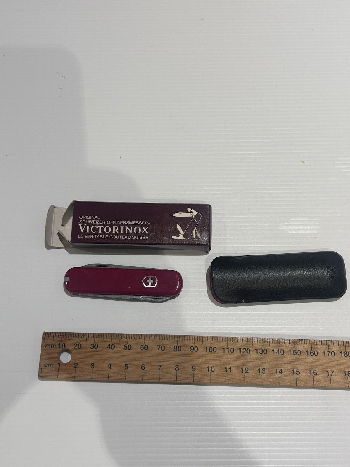 Victorinox Swiss Army Knife NOS Wirtgen Logo Red 58mm w/ Box & Pouch