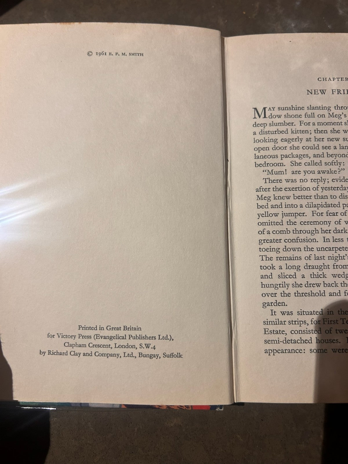 The Hidden Way – E. F. M. Smith | Vintage UK First Edition Hardcover