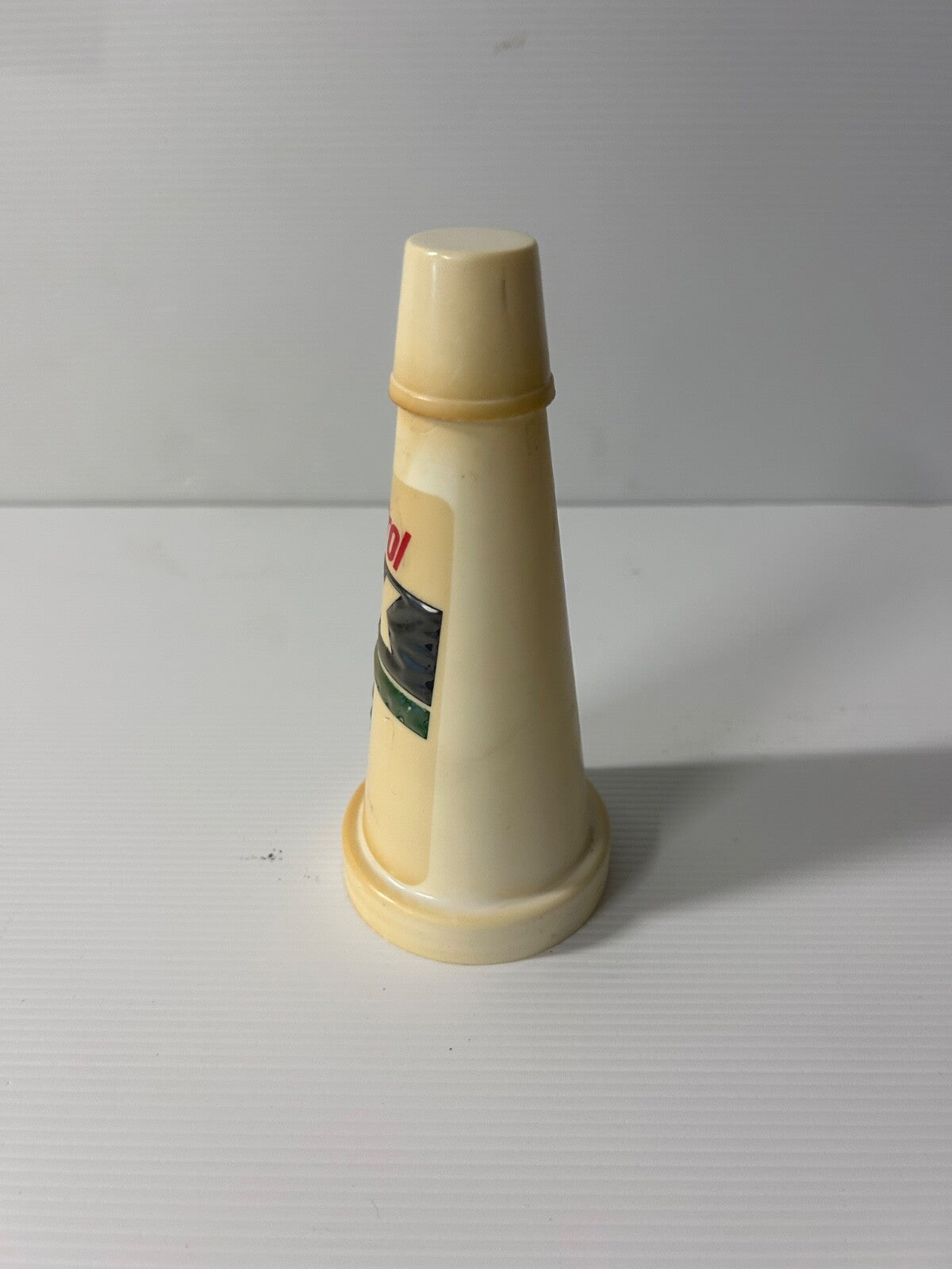 Vintage Castrol RX Super Oil Bottle Funnel Top – 1970s Garage Collectible