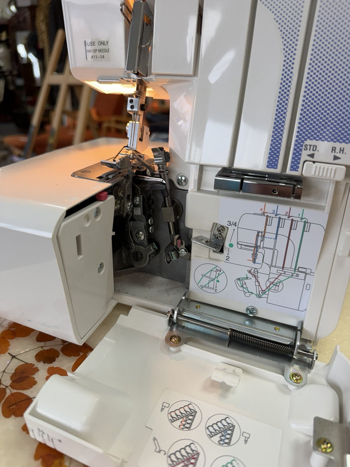 Janome MyLock 644D 4 Thread Overlocker Sewing Machine Bag Manuals Accessories