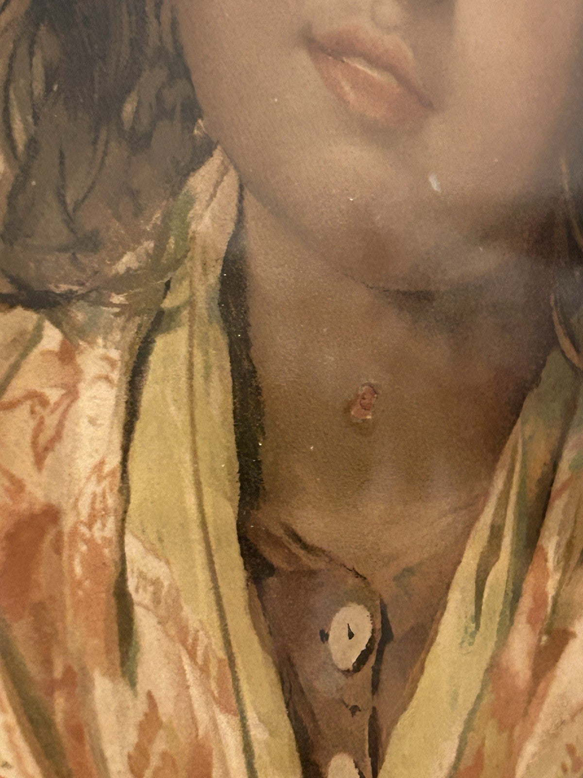 Antique 1889 Ludwig Passini Art Journal Chromolithograph Framed