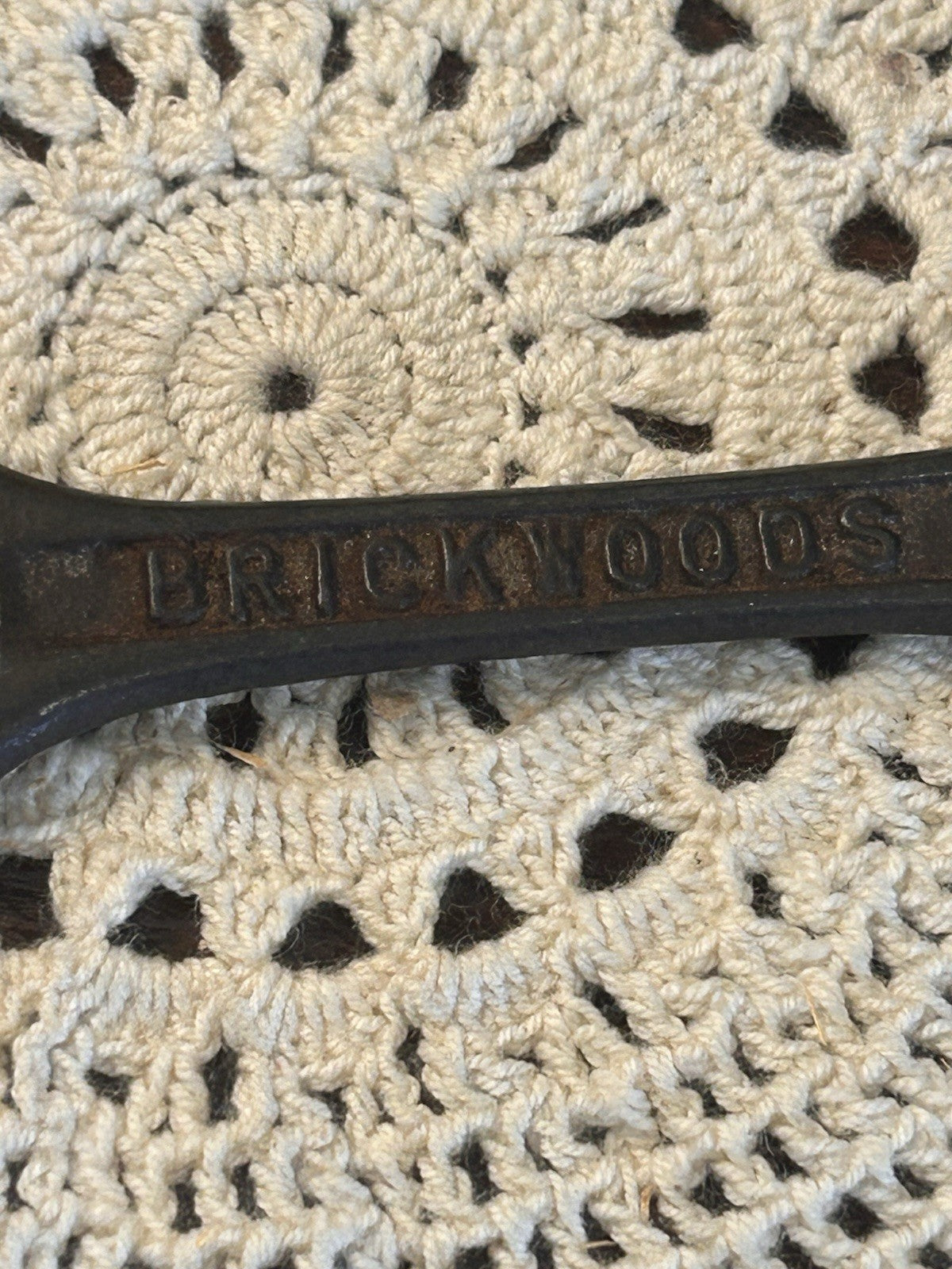 1923 Brickwoods Brewery Cast Iron Bottle Opener Reg Design 702661 Barware