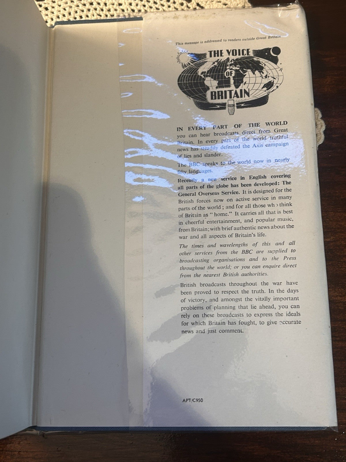 Winston Churchill Onwards to Victory 1944 1st Ed HC DJ 4th War Speeches Vol