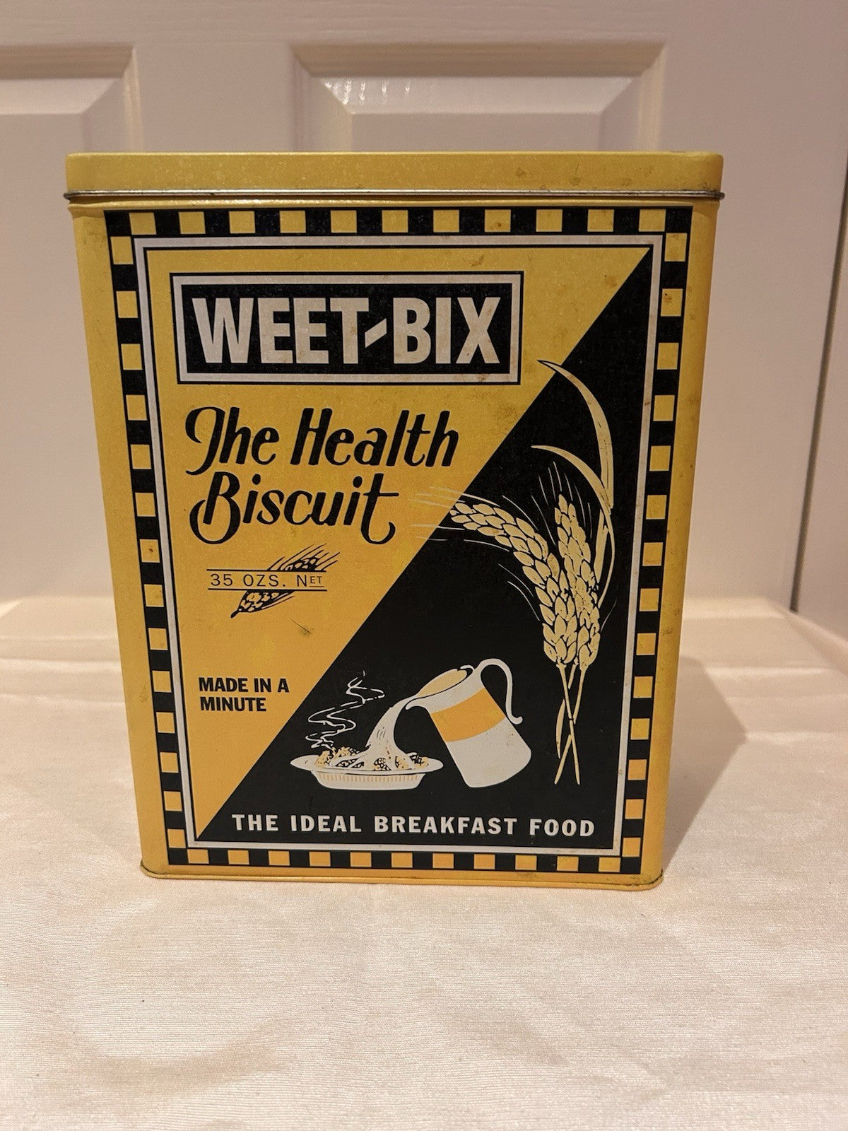 Weet-Bix Commemorative Tin c2001 1931 Design Sanitarium Australia Retro