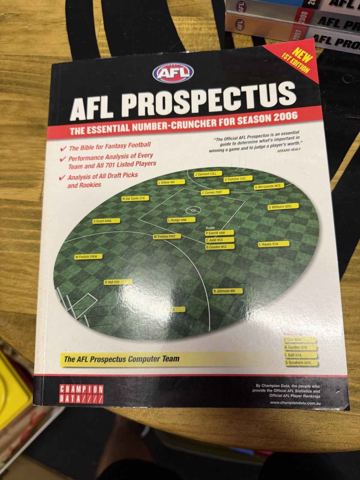 AFL Prospectus Complete Set 2006-2020 Champion Data 15 Books Stats Collection