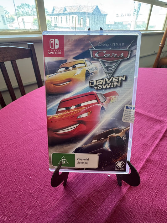 Cars 3 Driven to Win Nintendo Switch – Complete w Case & Cartridge | 2017