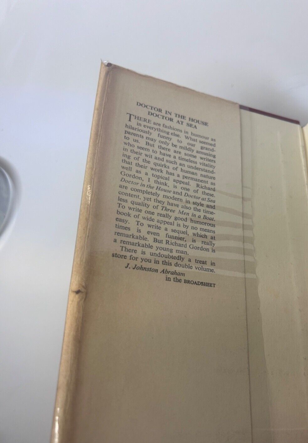 Doctor In The House And At Sea Richard Gordon Hardcover 1955 Reprint Society
