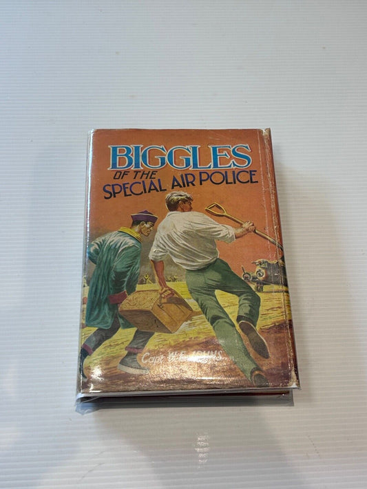 Biggles Of The Special Air Police 1960s Captain WE Johns with Dust Jacket