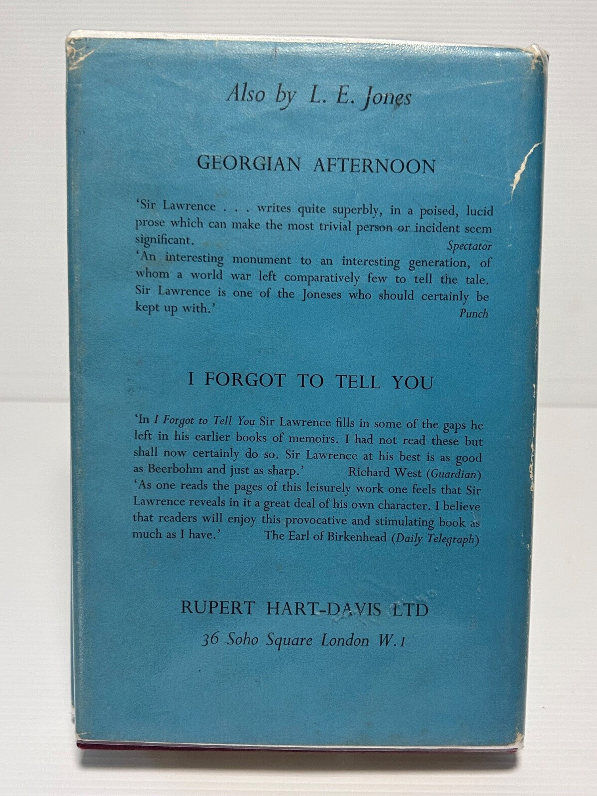 The Bishops Aunt, L.E Jones, Rupert Hart Davis, 1961, Hardcover
