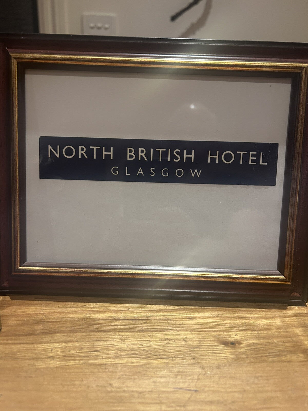 1954 Framed Grand Tour Hotel Labels  – SS Oronsay Gleeson Set