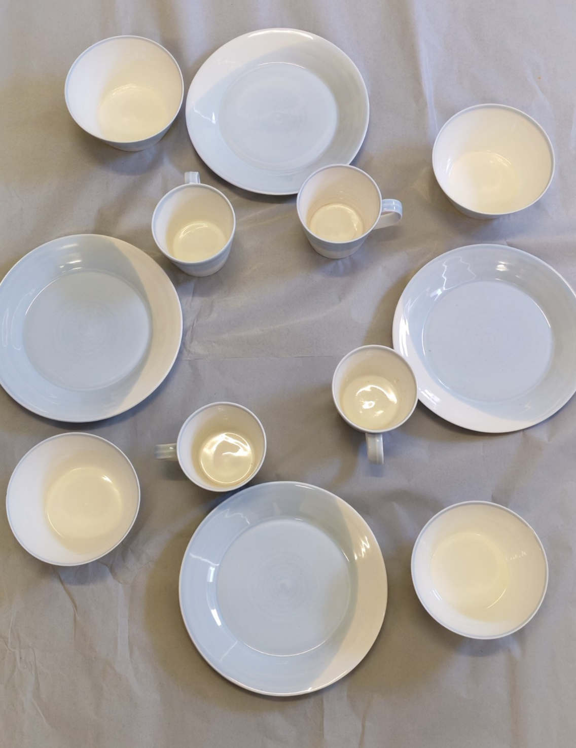Royal Doulton 1815 Line - Blue Porcelain Dinner Set (For 4)