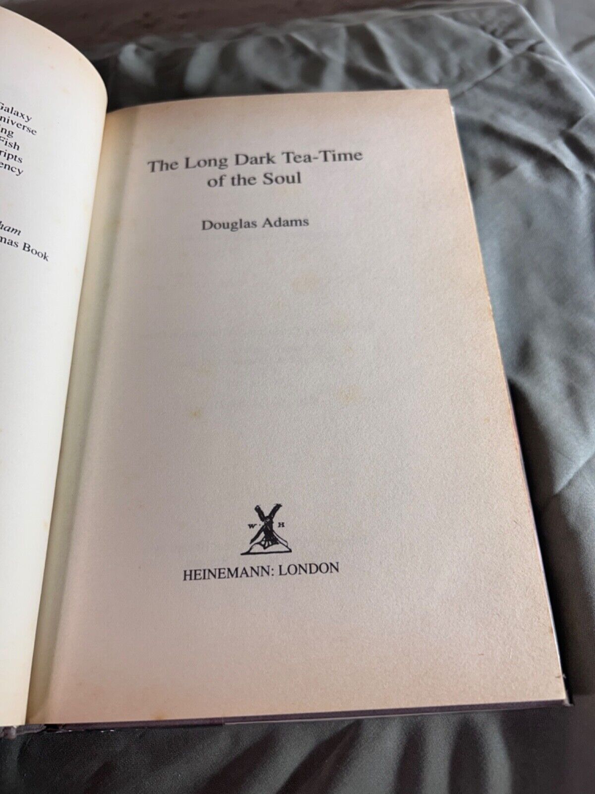 The Long Dark Tea-Time of the Soul First Edition & Dirk Gently's - Douglas Adams