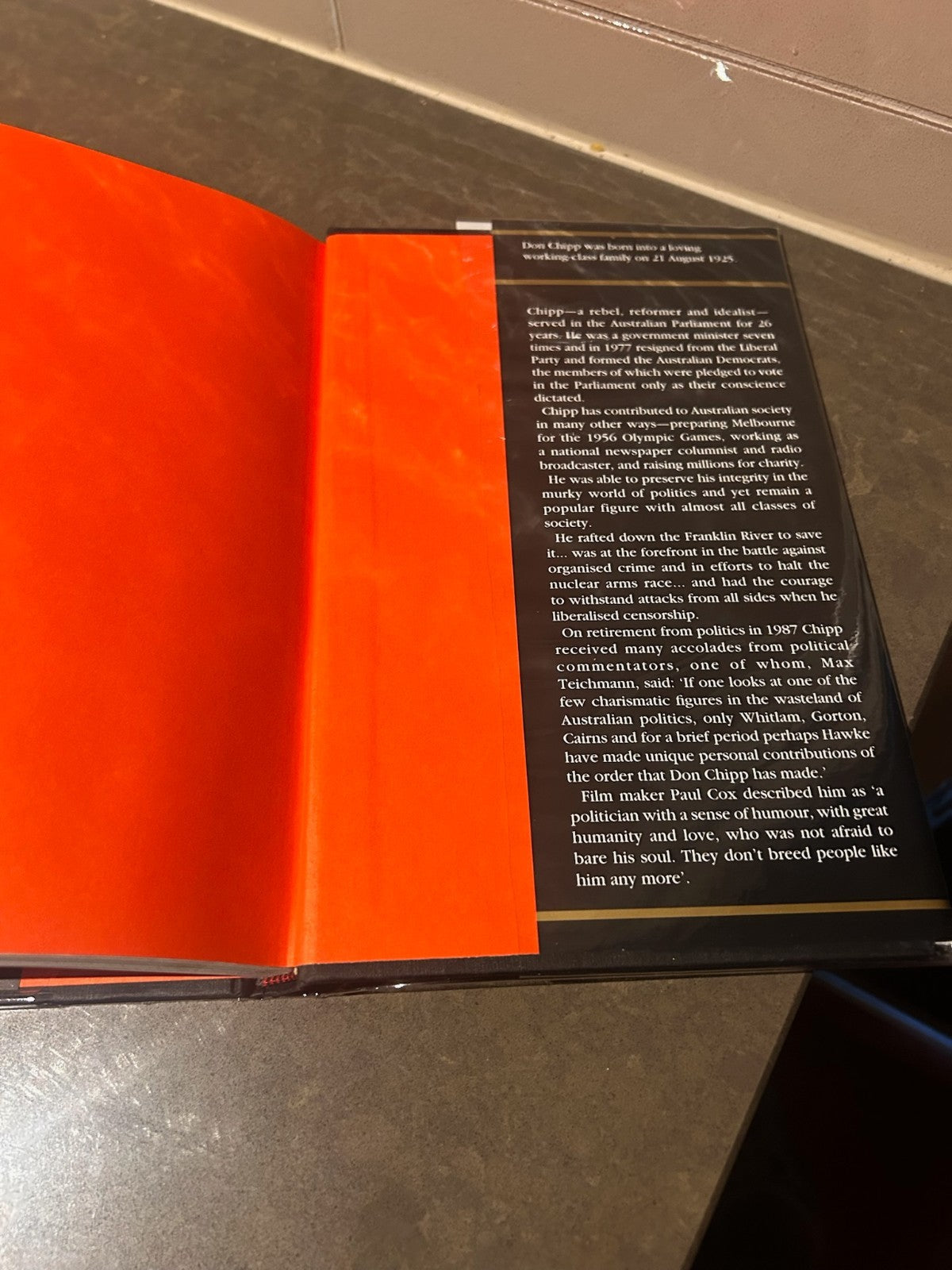 Keep the Bastards Honest – Don Chipp | First First Edition Hardcover w/ Dust Jac