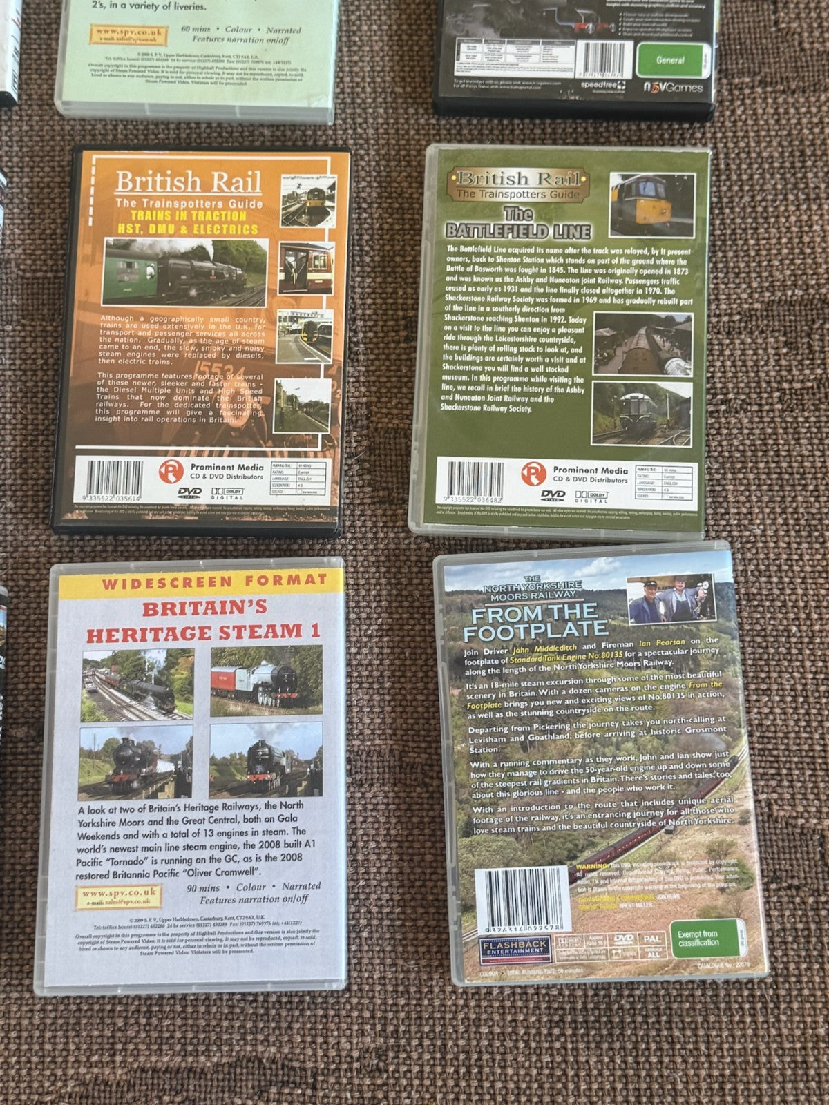 Railway Documentary DVD Bundle Trains Steam British Rail America by Rail