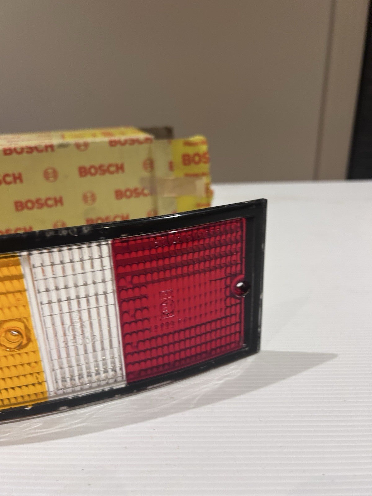 Pair Bosch Porsche 911 Rear Tail Light Lenses 1964–73 | OEM | 911.631.924.03