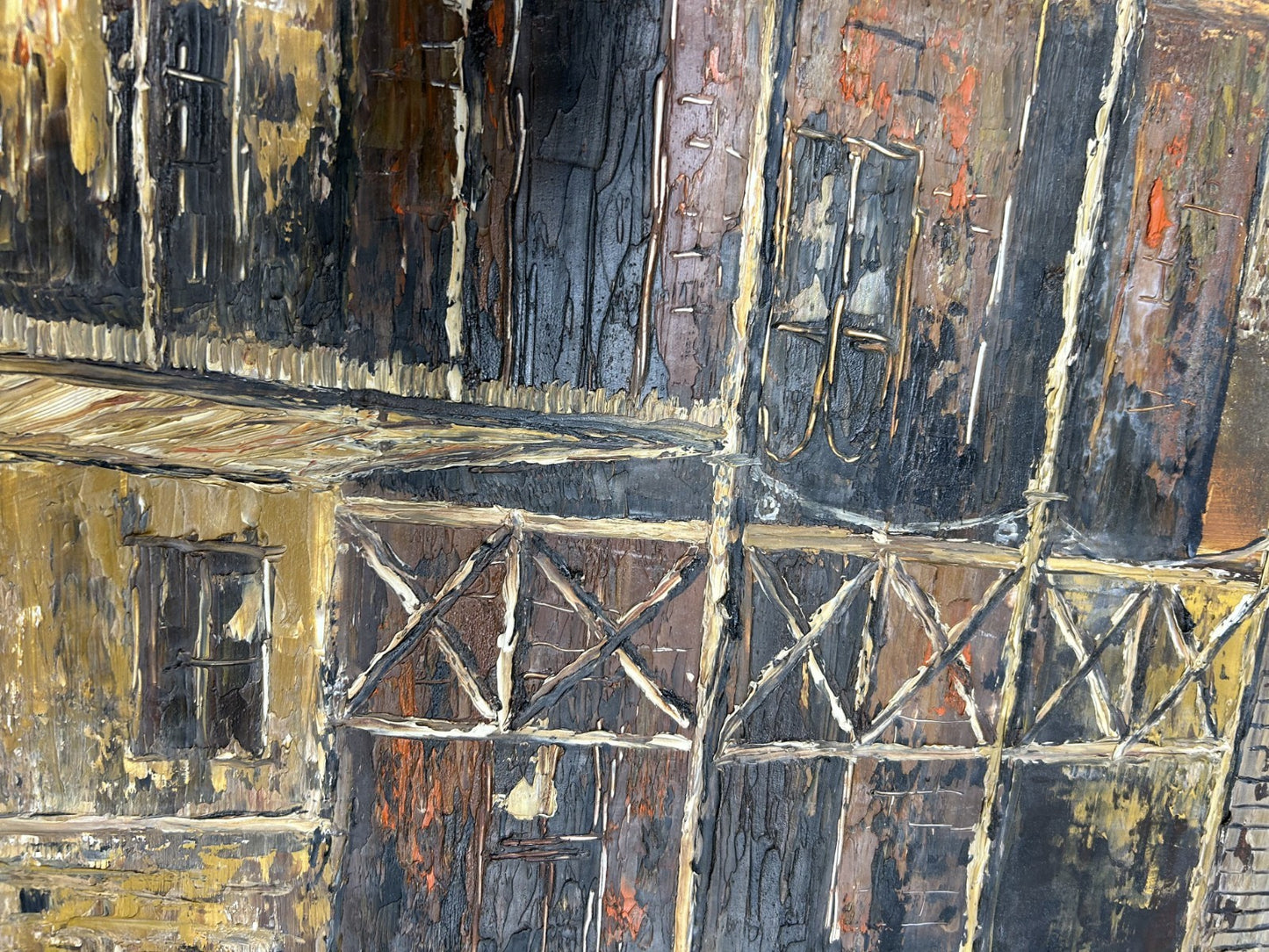 Paul Williams Finn’s Upper Yarra Hotel 1972 Oil on Board 115 × 85 cm Framed