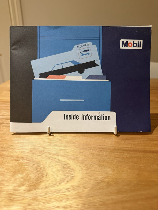 Mobil Oil Australia Inside Information Vintage Motoring Booklet Road Safety
