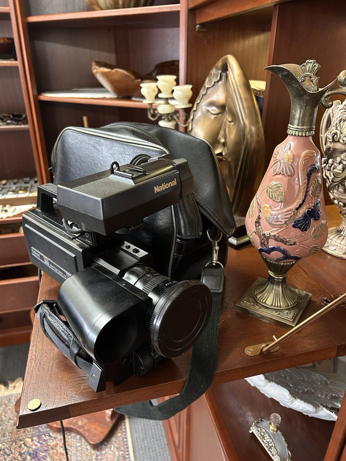 Vintage National Saticon VHS Video Camera WV-P200N + Original Bag