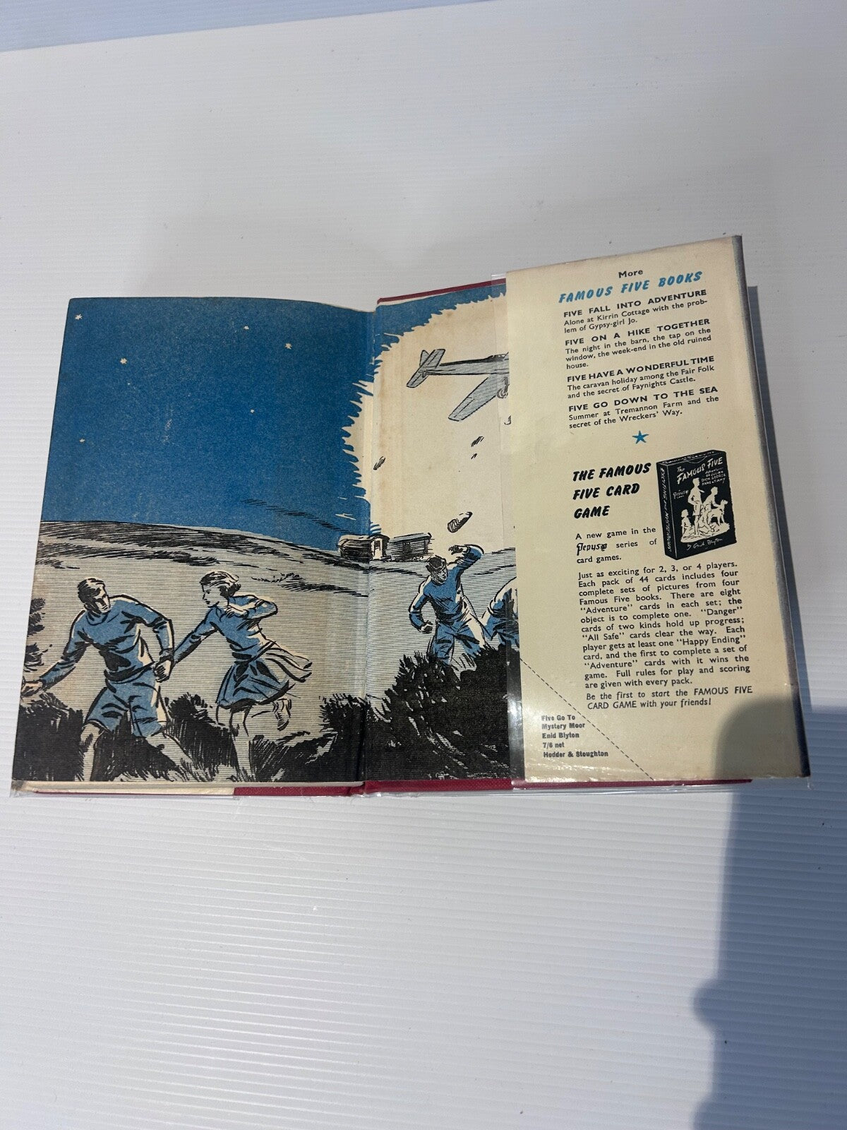 Enid Blyton Five Go to Mystery Moor 1954 HC DJ 1st Ed Famous Five H&S