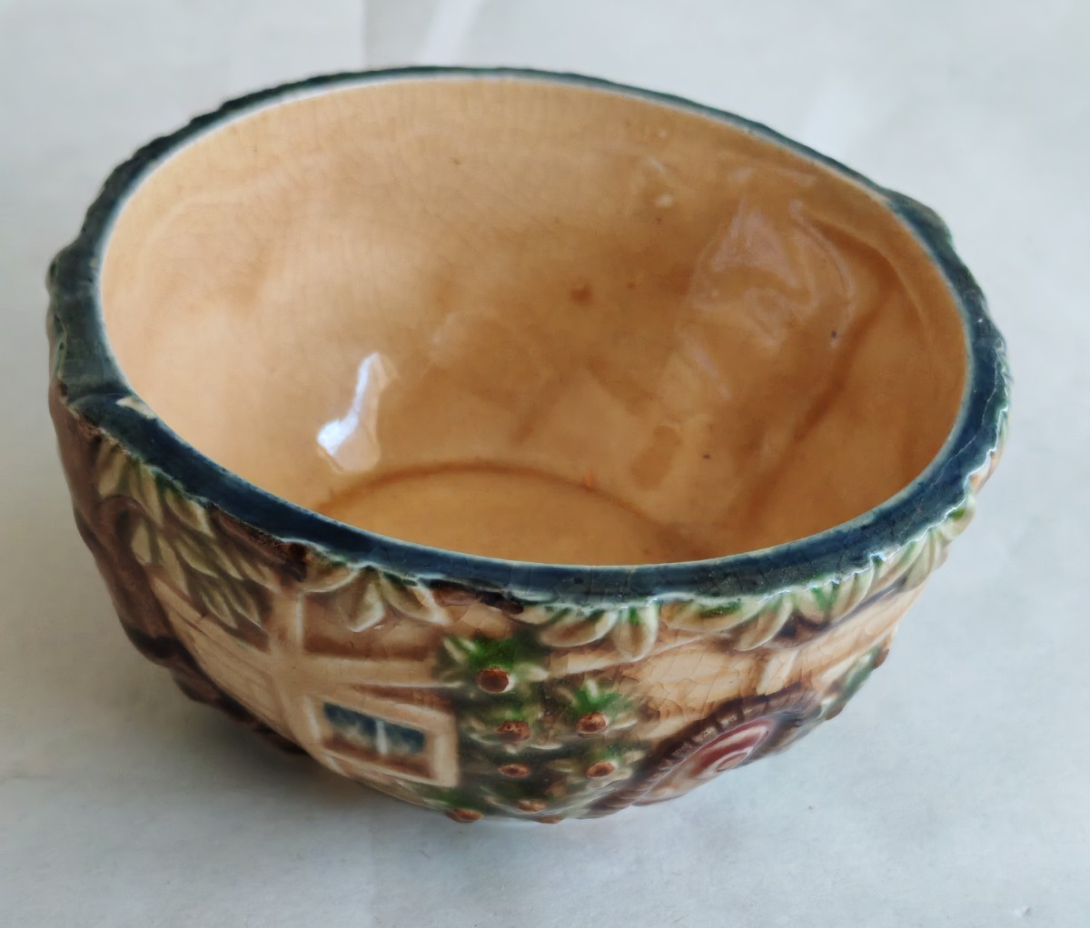 Vintage Cottage Ware Tea Set – Figural Teapot, Sugar Bowl & Creamer