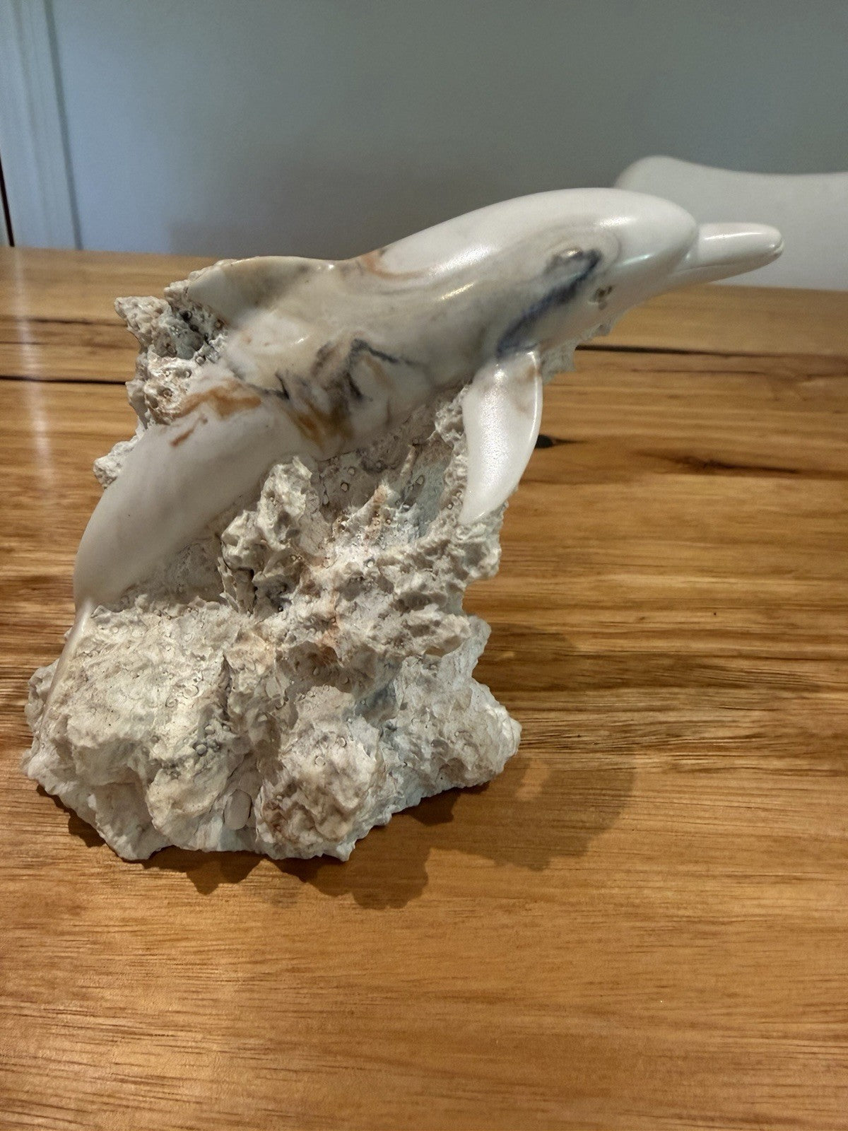 Foot Artworks Dolphin Coral Reef Sculpture 98/100 Australian Marine Art