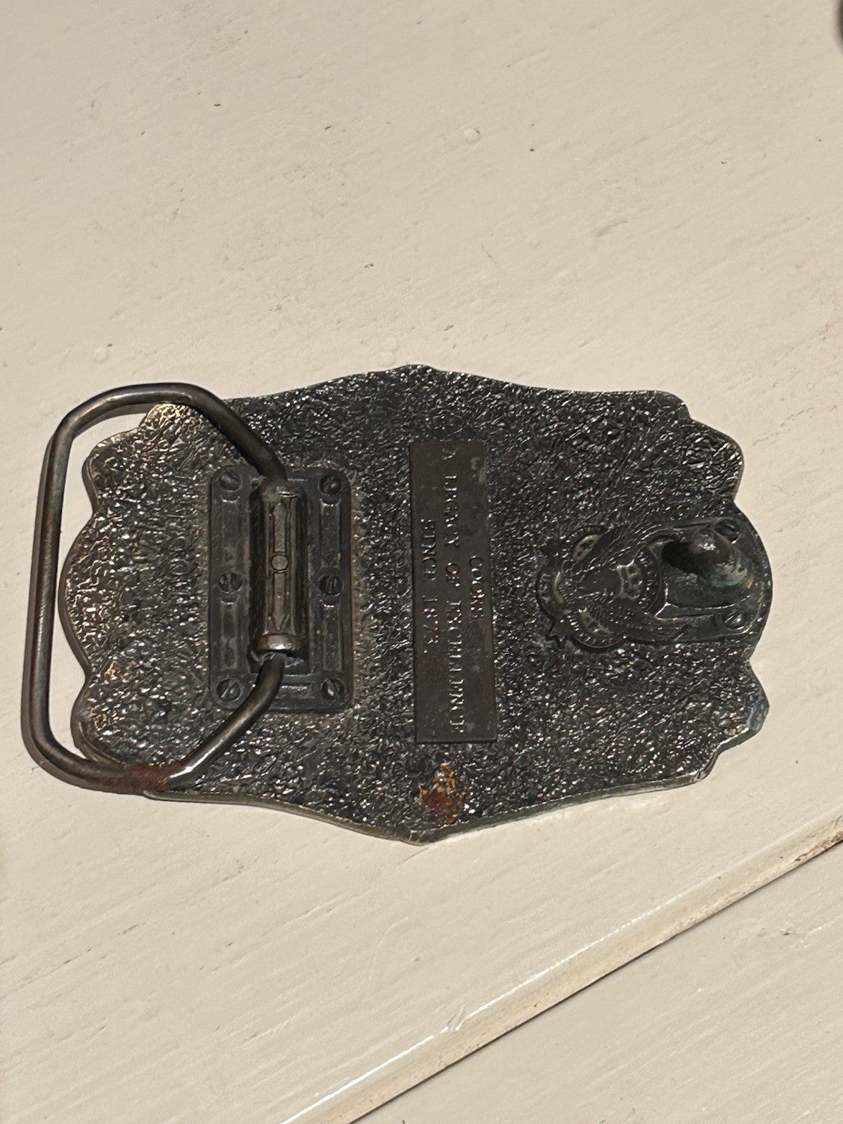 Vintage Coors Enamel & Metal Belt Buckle Made in USA