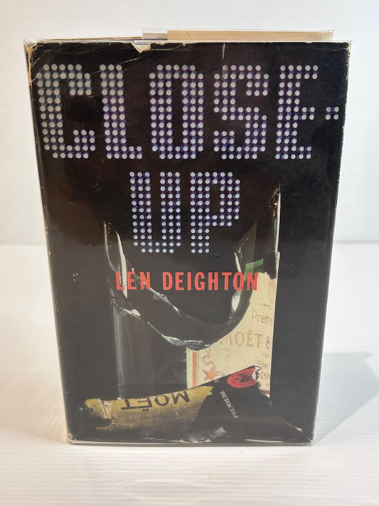 Len Deighton Close-Up 1973 HC DJ Book Club Ed Hollywood Satire Thriller