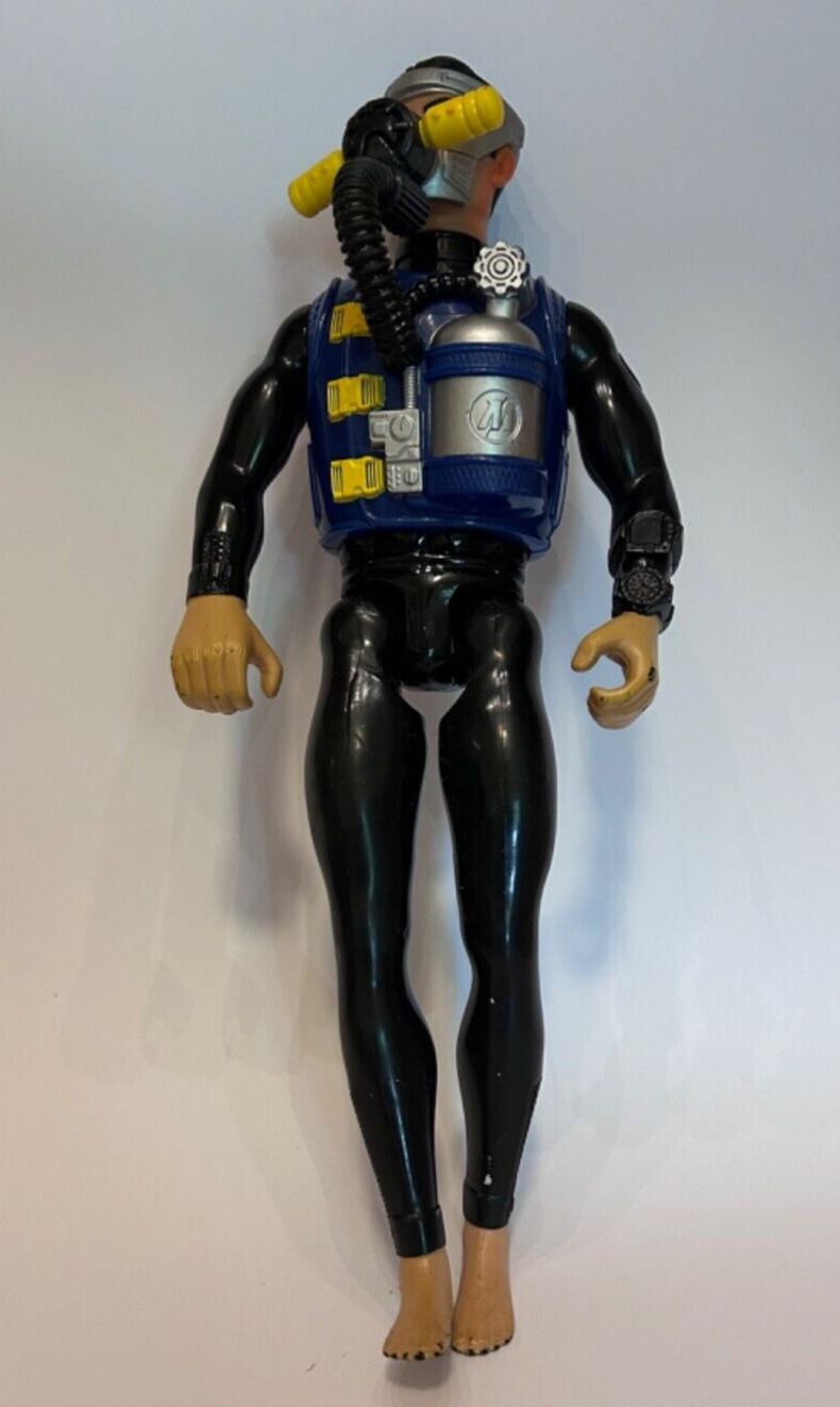 Vintage 1998 Hasbro Action Man Sub Aqua Scuba 