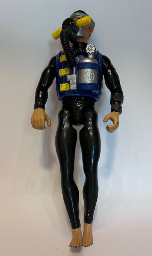 Vintage 1998 Hasbro Action Man Sub Aqua Scuba 