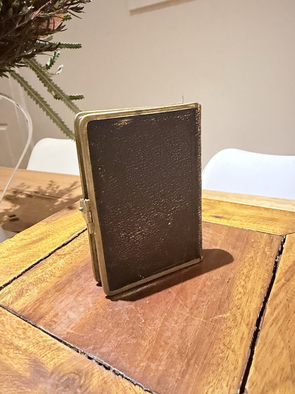 Antique 1862 Book of Common Prayer Miniature Leather Brass Clasp Eyre London 