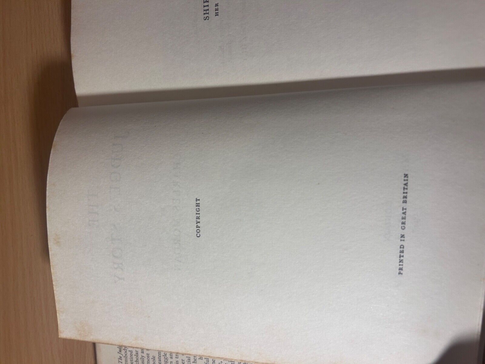 THE JUDGE'S STORY CHARLES MORGAN 1ST EDITION 1947 MacMillan London Unclipped