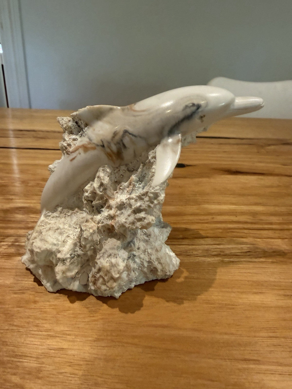 Foot Artworks Dolphin Coral Reef Sculpture 98/100 Australian Marine Art