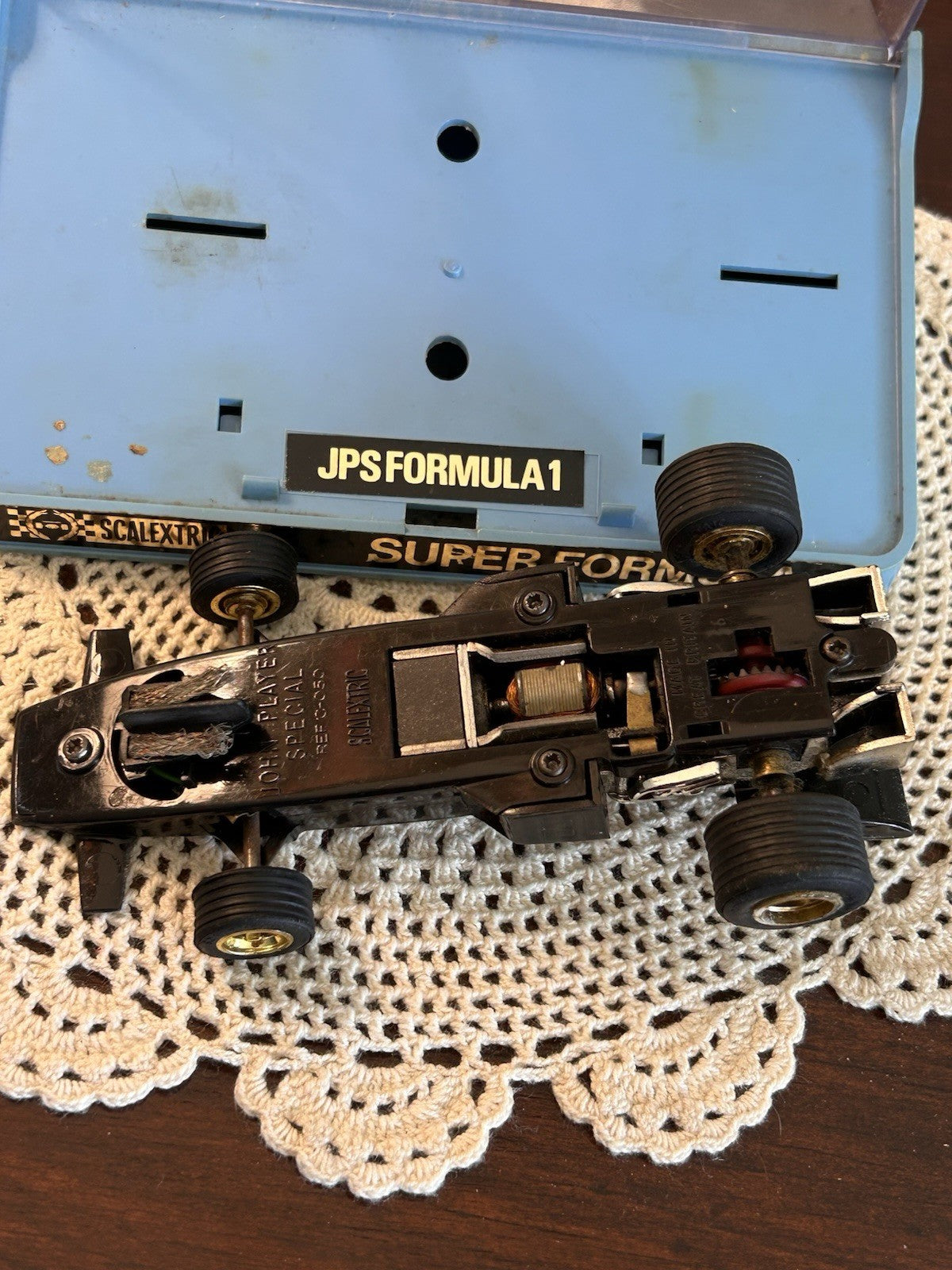 Scalextric JPS Formula 1 Lotus 72 Slot Car 1970s John Player Special Boxed