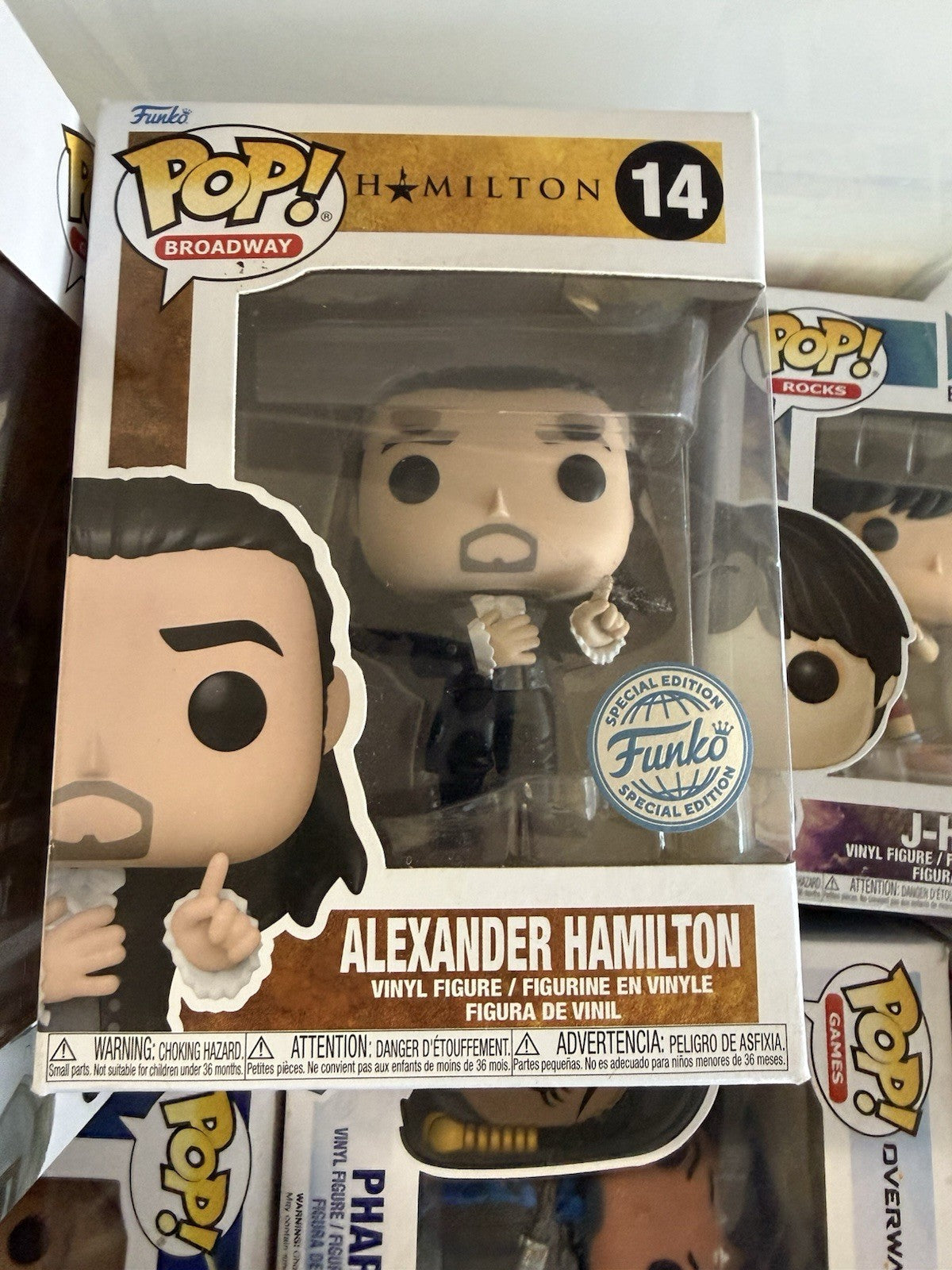14 Funko Pop Vinyl Figures Lot Hamilton Star Wars Overwatch GOT Friends Boxed